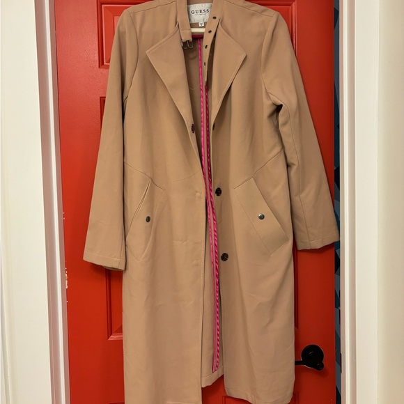 Guess Blush Trench Coat - Picture 1 of 4